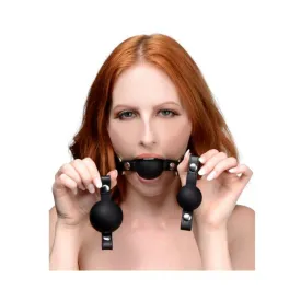 Strict Interchangeable Silicone Ball Gag Set Black