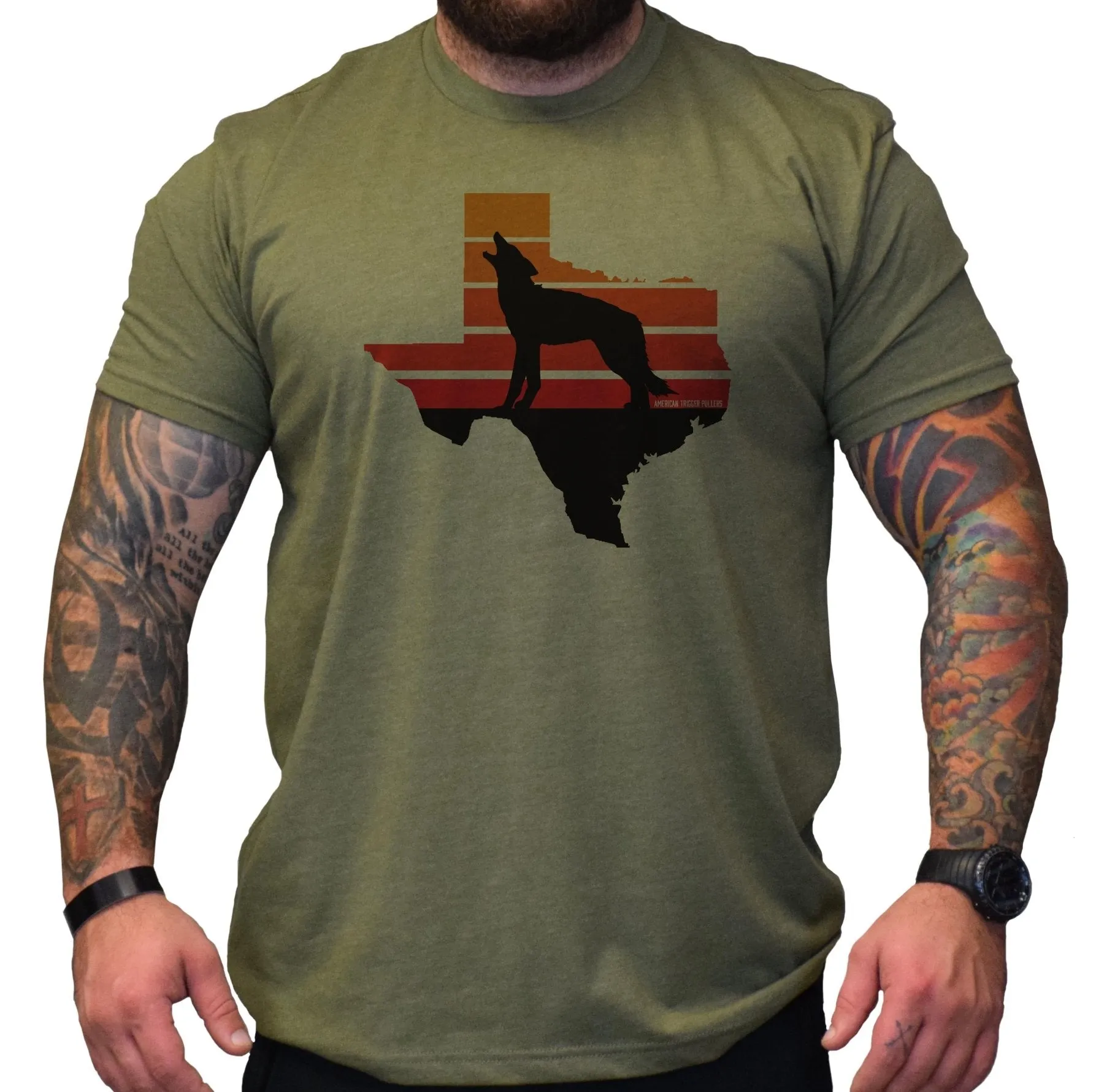 Texas Coyote Sunset Shirt