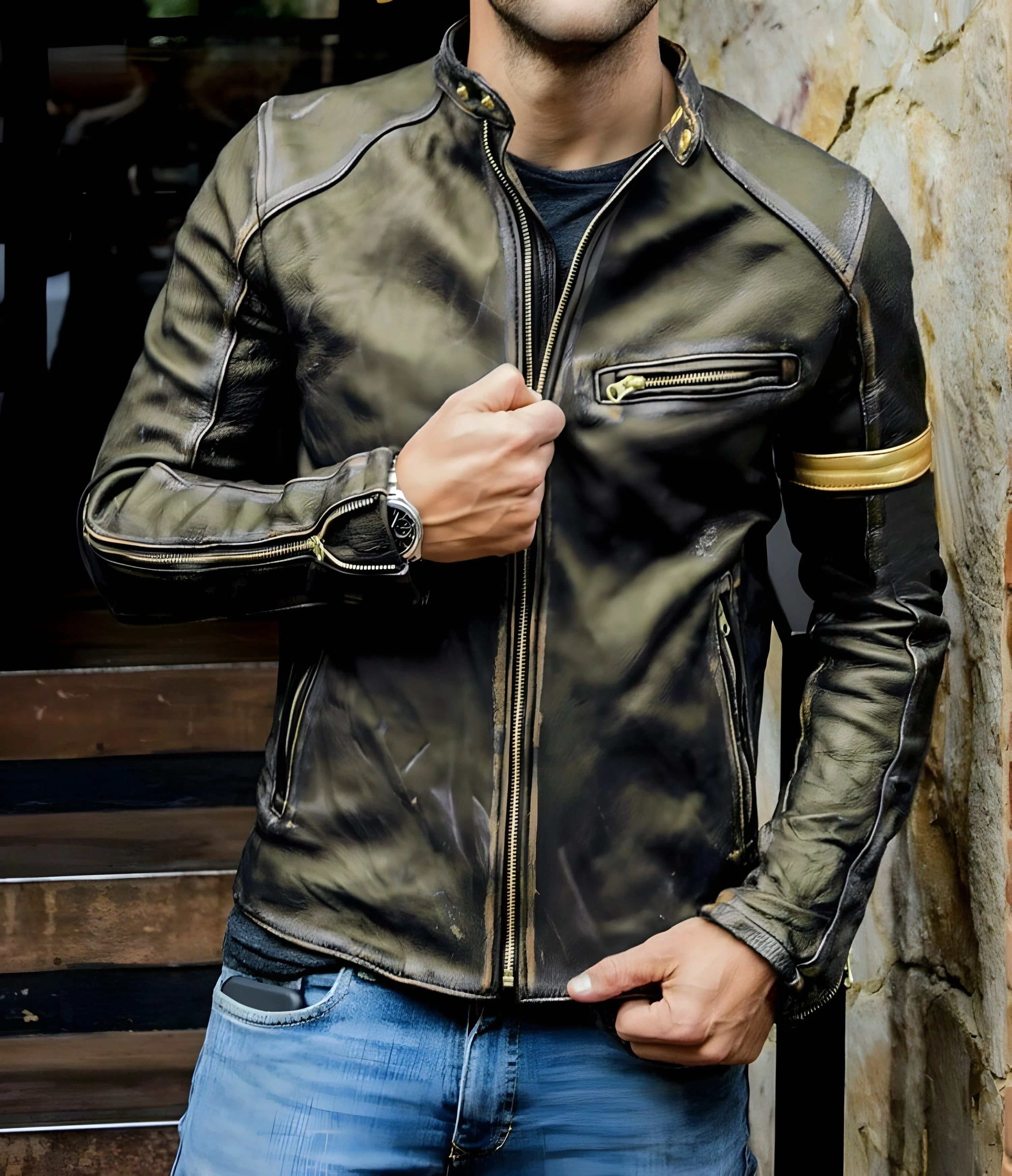 The Axel Faux Leather Biker Jacket - Multiple Colors