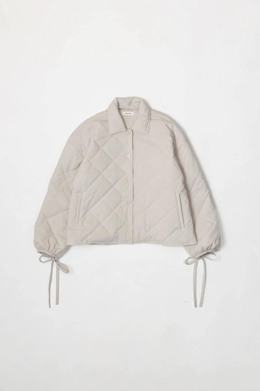 The Cameron Jacket | Oversized Quilted Wrist Tie Jacket