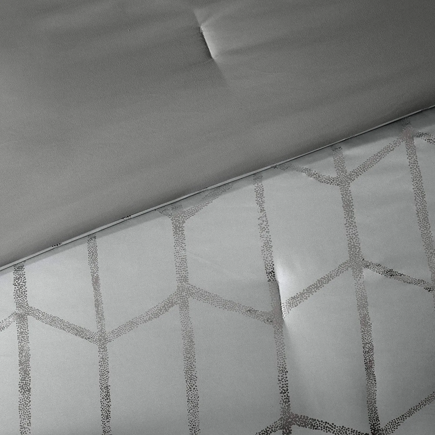 The Metallic Grey Bed Set