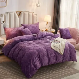 The Softy Diamond Purple Bed Set