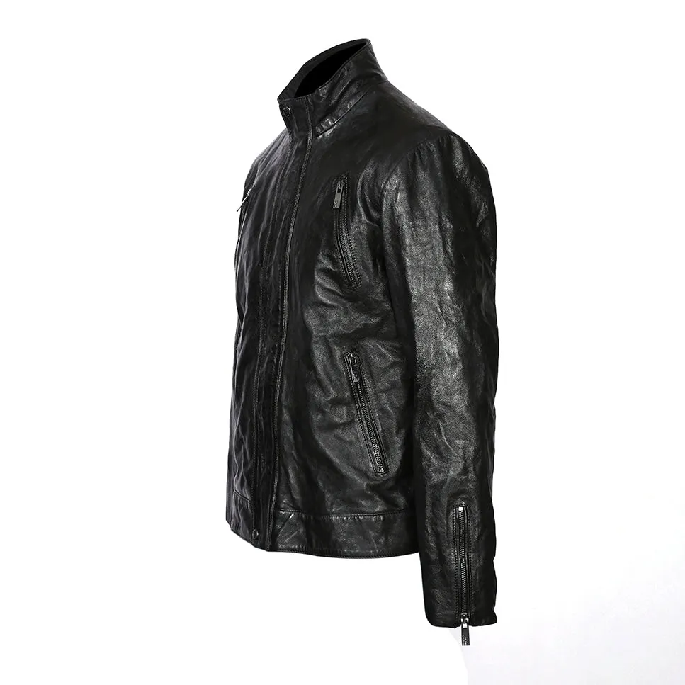 Tom Cruise Mission Impossible Leather Jacket Black