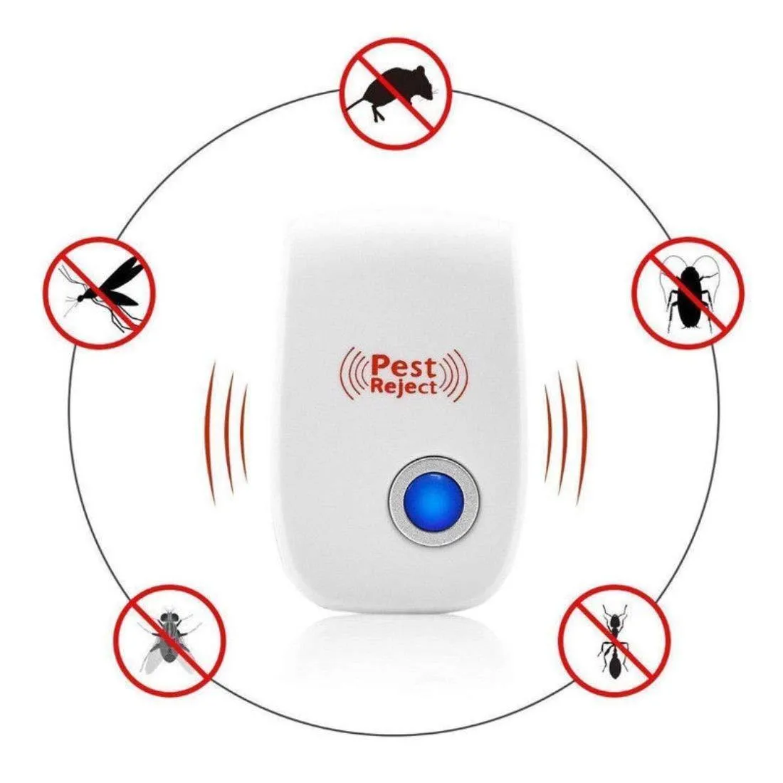 Ultrasonic Pest Repeller to Repel Rats, Cockroach, Mosquito, Home Pest & Rodent