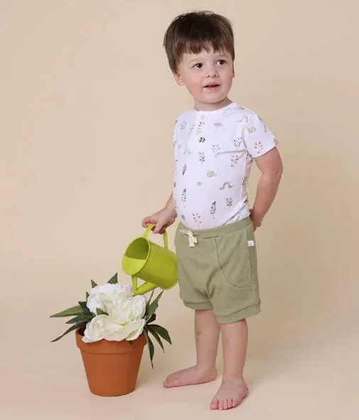 Unisex Cotton Garden Friends Bodysuit (short-sleeved)