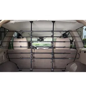 Universal 6-Bar Vehicle Pet Barrier, Black