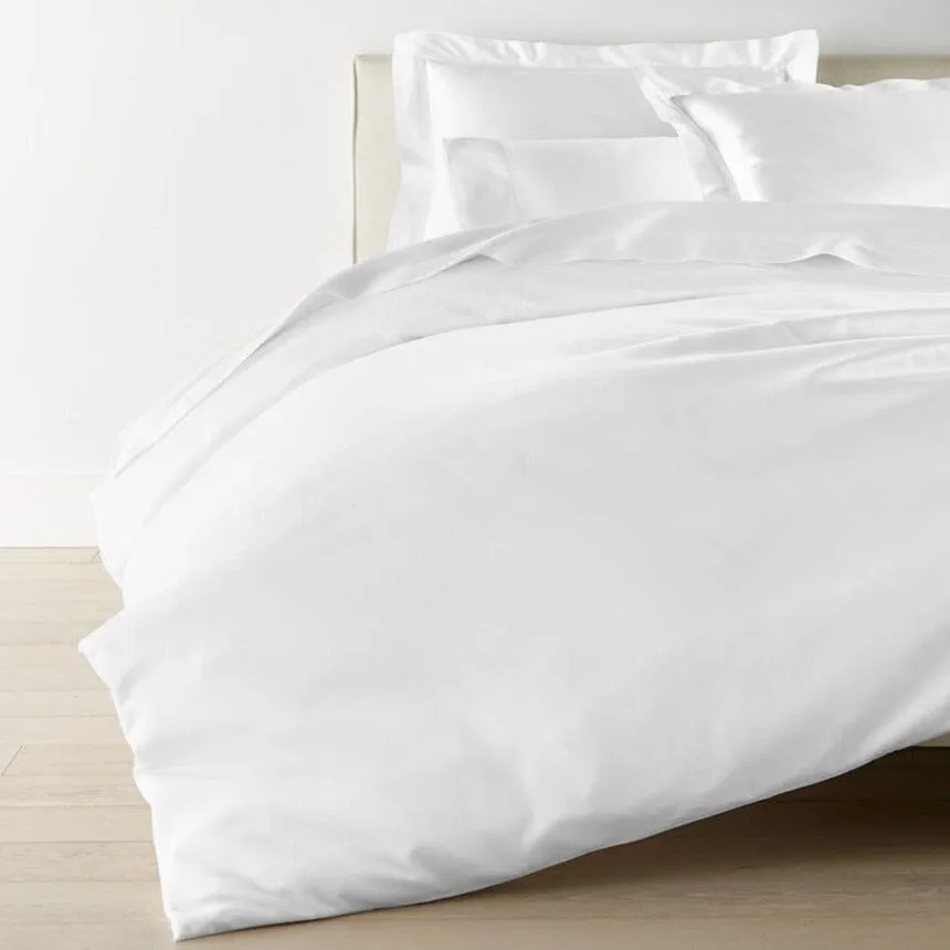 Virtuoso White Sateen Bedding by Peacock Alley